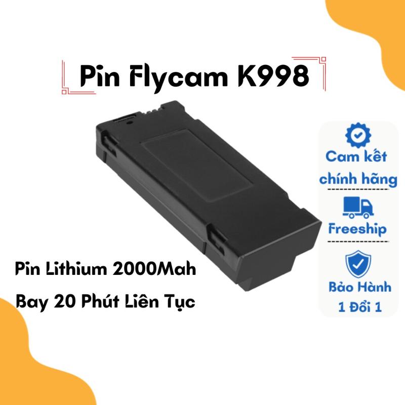 Pin Flycam K998 pro max dung lượng pin siêu lớn Drone Chụp Ảnh