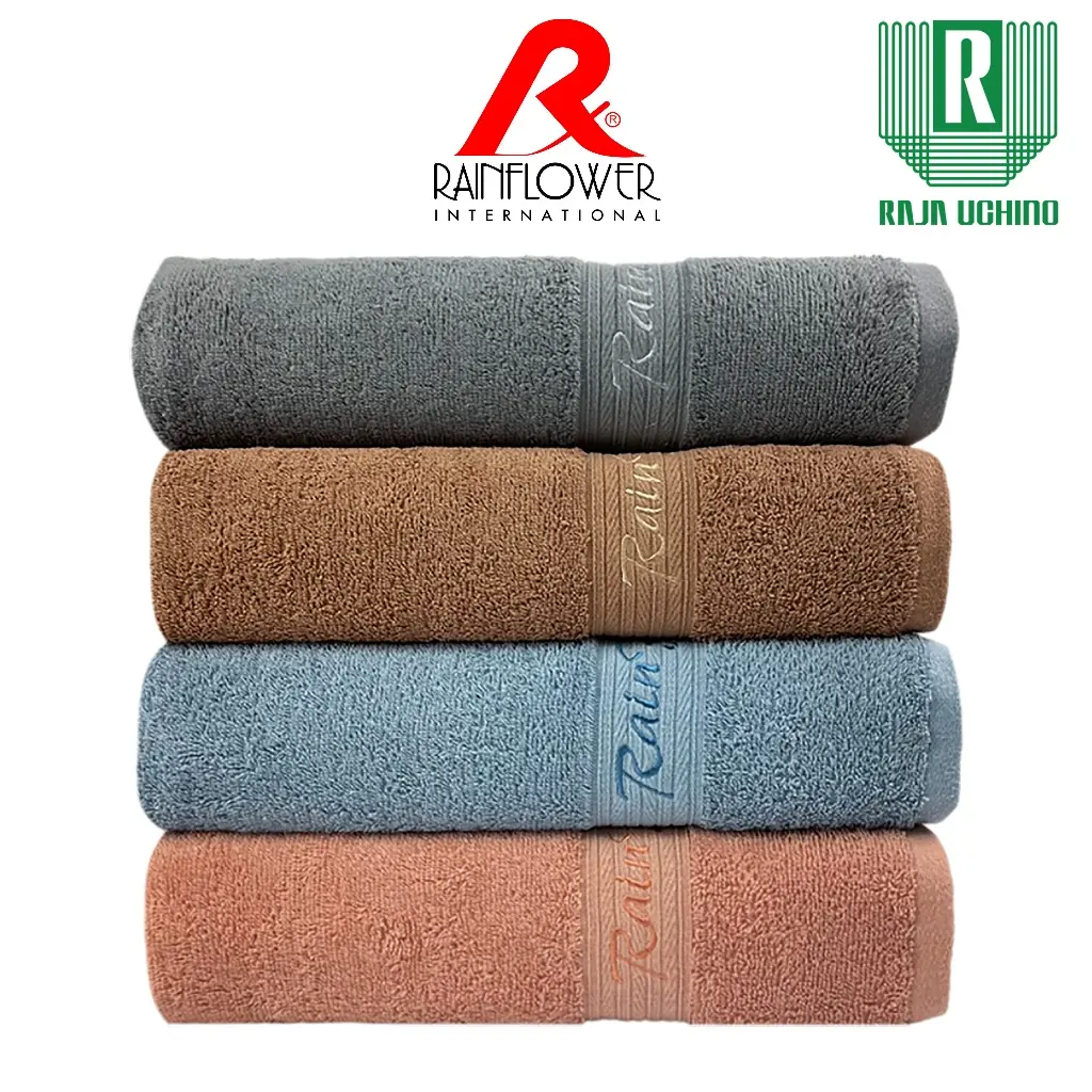 ♕ RAINFLOWER Towel ผ้าเช็ดตัว ขนาดใหญ่พิเศษ 80x150 cm. เส้นใยฝ้าย100% รุ่น MST93530