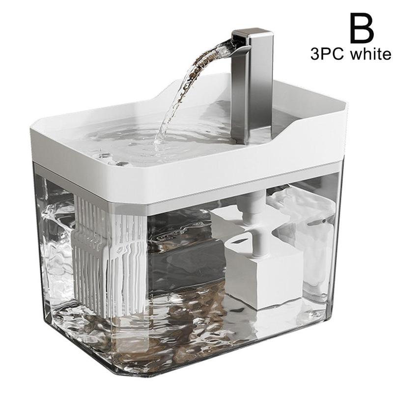 Product Introduction of Bộ Lọc Đài Phun Nước Tự Động 1.5L Cho Thú Cưng Bát Uống Nước Cho Mèo Không Tiếng Ồn Máy Rót Nước Di Động Cho Thú Cưng Cho Chó L5N2 45
