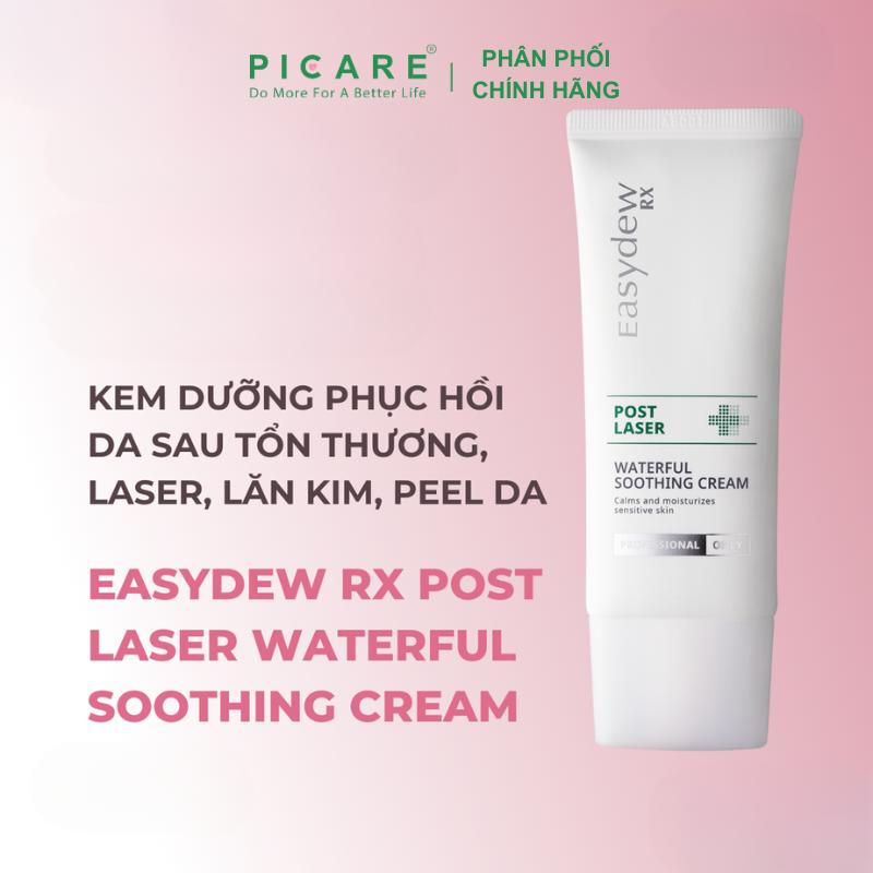 Kem Dưỡng Ẩm, Làm Dịu Mát, Cung Cấp Độ Ẩm Và Dưỡng Chất Cho Da Easydew RX Post Laser Waterful Soothing Cream 50ml Skincare Làm Đẹp Da Nữ Chăm Sóc Da Dưỡng Ẩm Da Women
