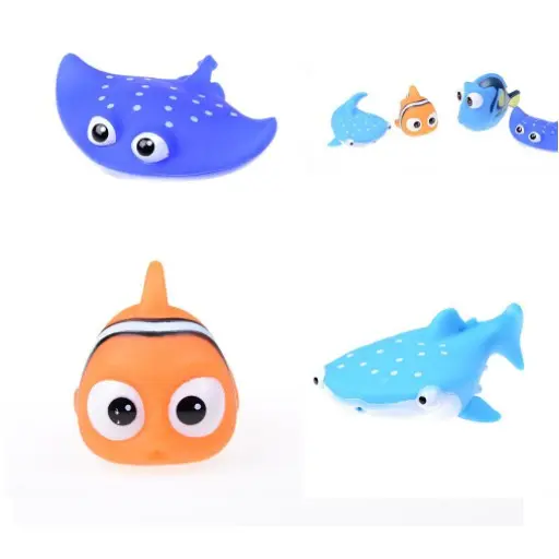 Đồ Chơi Hình Nemo Con Vật Thả Bồn Tắm Cho Bé Cá Hề Bạch Tuộc Rùa Cá Mập Xanh Xám Cá Đuối - Hàng có sẵn - Chọn mẫu 001601 4