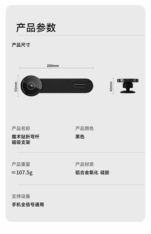 Product Introduction of MagSafe Mount Car Mount Rotating Magnetic Mount Wireless Charging Car Phone Holder for Car Use 41