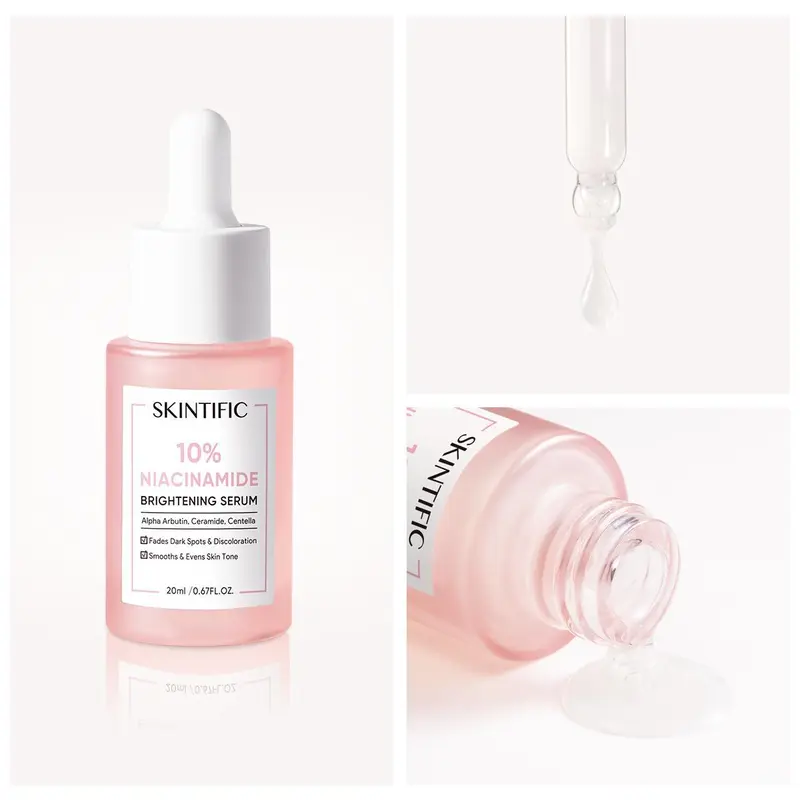 【video】SKINTIFIC Serum Niacinamide Brightening Whitening Glowing Skin Skincare Serum Pemutih Wajah Mencerahkan Vit Vitamin B Serum Pencerah Kulit Cerah Muka 2