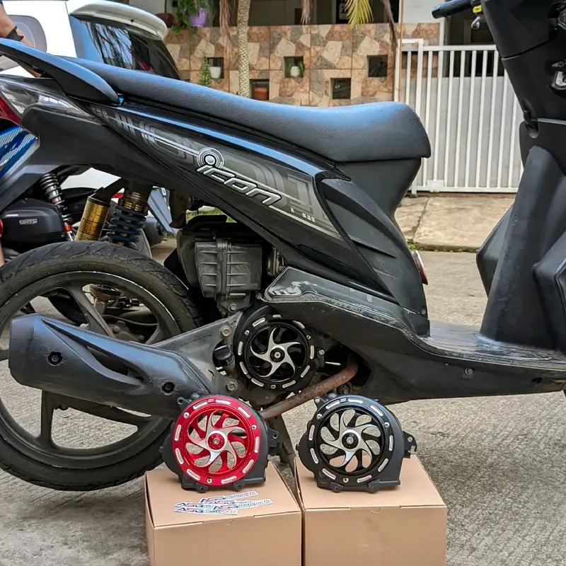 (SUDAH PNP) SPINER COVER PELINDUNG KIPAS UNTUK BEAT SCOOPY GENIO FAST BIKES [TINGGAL PASANG SAJA] 1