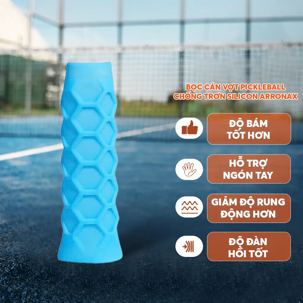 Bọc Cán Vợt Pickleball Arronax Cao Cấp - Màu Xanh - Bền Bỉ - Tiết Kiệm Chi Phí