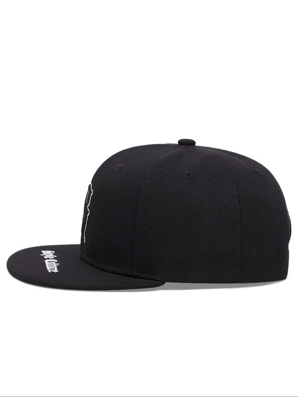 Letter Embroidered Baseball Cap, Casual Street Style Snapback Hat for Men & Women, Fashion Clothes Accessories for Daily Wear 3
