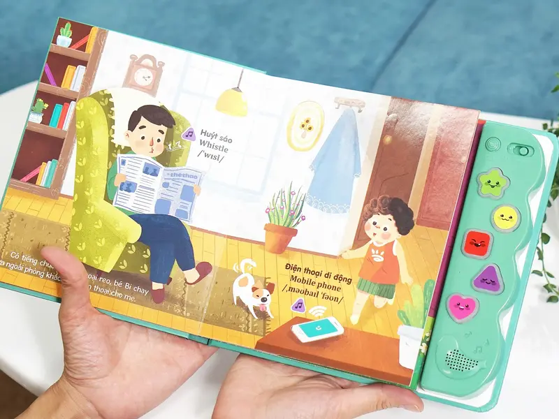 Sách Âm Thanh và Tương Tác Lật Mở Dành Cho Trẻ Từ 0 - 6 Tuổi (Nhiều Chủ Đề) - Đinh Tị Books 2