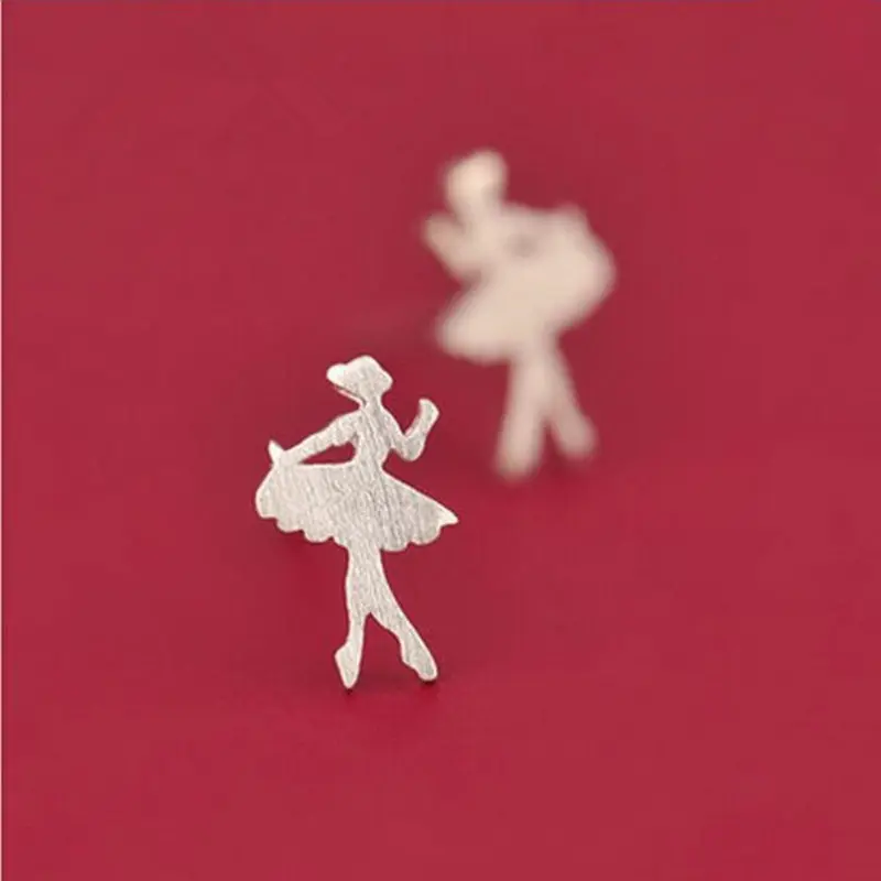 New Arrival Personality Fashion  Ballet Dinosaur Accessories Female Anti-allergic Earrings   E055