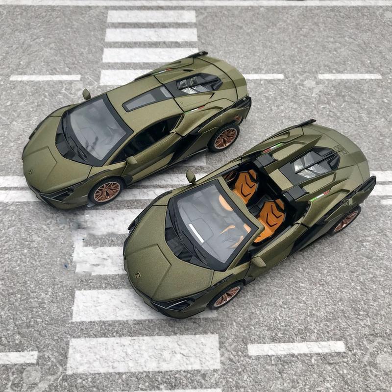 Xe mô hình Lamborghini Sian FKP 37 Roadster 1:32 Double Horses