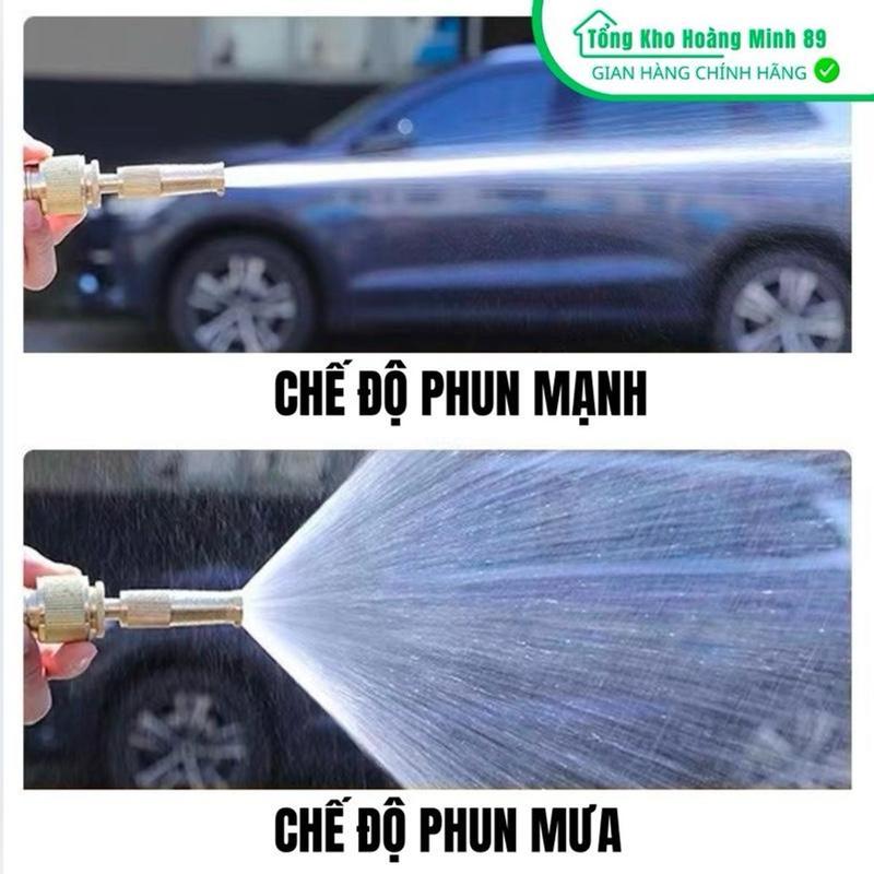 Vòi Xịt Nước Tăng Áp, bộ ống nước tăng áp , Bộ Vòi Xịt Tưới Cây , Rửa Xe , Rửa Sân , Bộ Vòi Dây Dài 5m-20m,  Đầu Phun Đồng , Bộ 4 Món Đầy Đủ 7