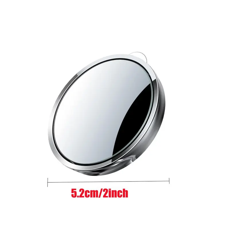 Universal Car Blind Spot Mirror, 2 Counts Automotive 360° Wide Angle Side Rear View Mirror with Sucker, Car Accessories for Cars SUV Truck Motorcycle 2