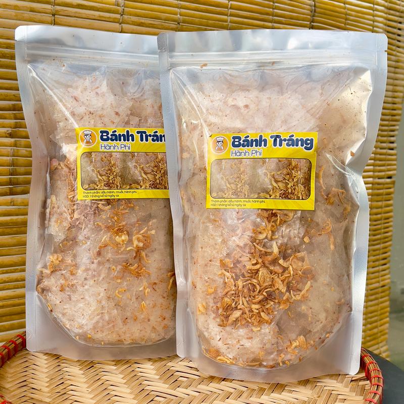[ Combo 2 Bánh Tráng Trộn ] (250G X 2) - Ăn Vặt BaoQuang Food | 4 Combo: Hành Phi - Tỏi Phi - Khô Bò - Hành Lá Ớt Rim