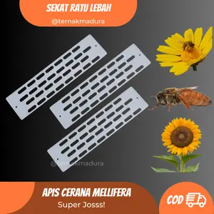 Sekat Ratu Lebah Apis Cerana Mellifera Queen Excluder Putih
