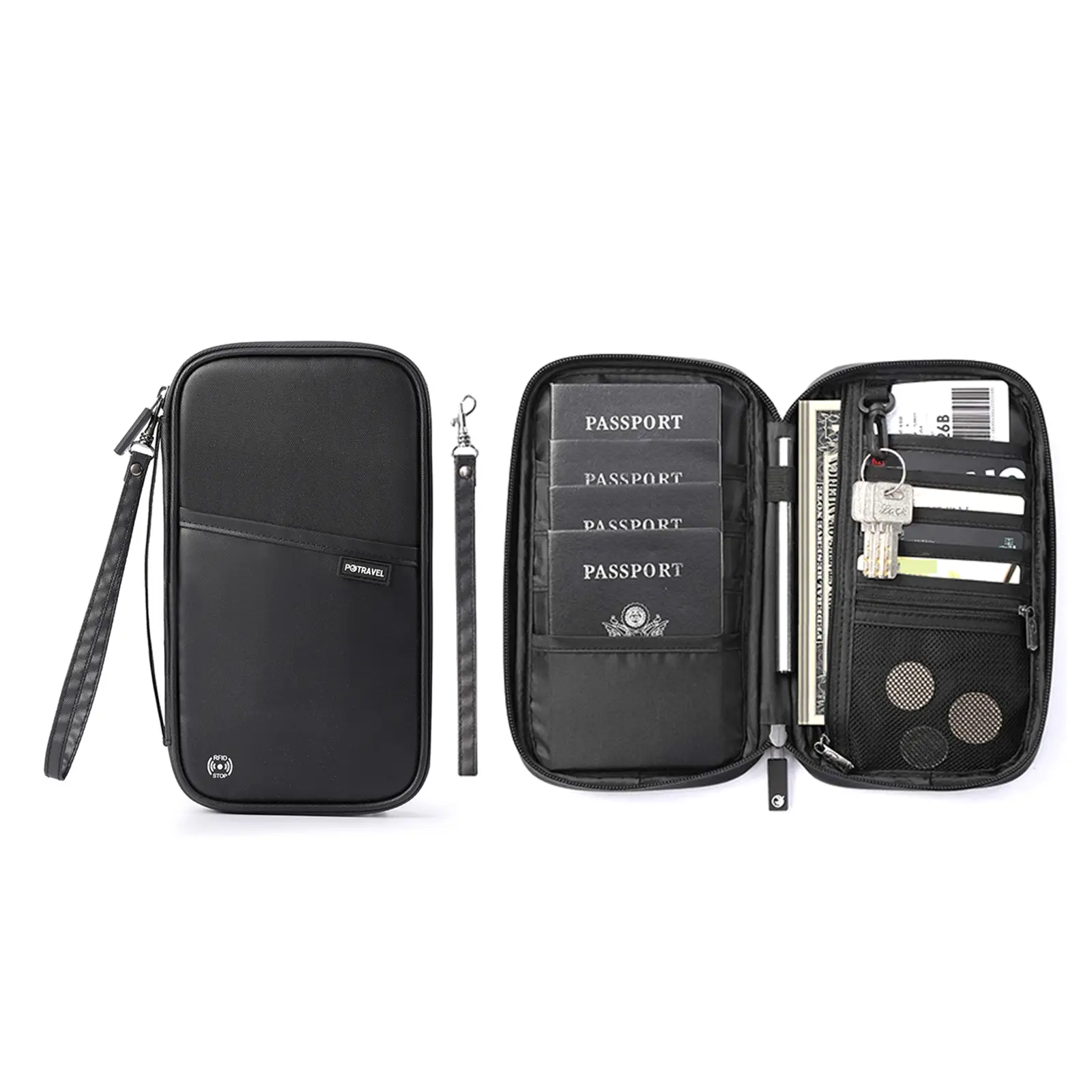 Multifunctional Waterproof for Creative Passport Holder Credit Card Storage Bag