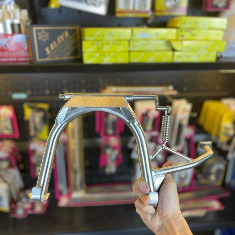  CHÂN CHỐNG ĐỨNG CHỐNG GIỮA INOX 304 KÈM CỐT VÀ LÒ XO CHO NHIỀU DÒNG XE MÁY Phụ Tùng 