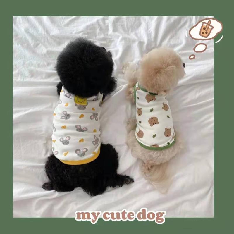 Product Introduction of Áo Vest Cho Chó, Thiết Kế Gấu Bông Teddy, Mèo, Pomeranian, Schnauzer, Chó Nhỏ, Quần Áo Thú Cưng, Thích Hợp Cho Mùa Hè, Hàng Mỏng 9