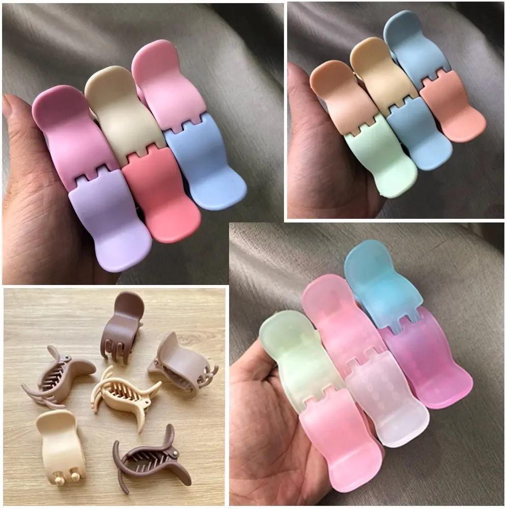 Combo 12 Kẹp Càng Cua 5 răng, 3 răng  MIx Cài Tóc Women Nữ