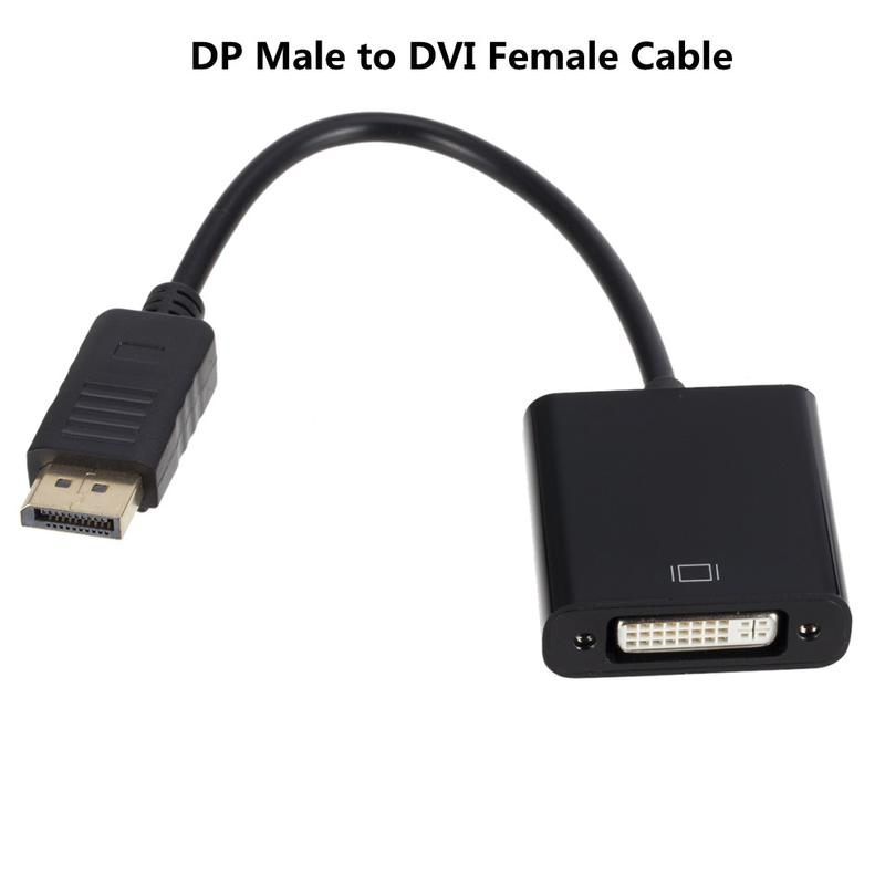 Product Introduction of DisplayPort Display Port DP to DVI Adapter Cable Male to Male Converter for PC Computer Laptop HDTV Monitor Projector 4