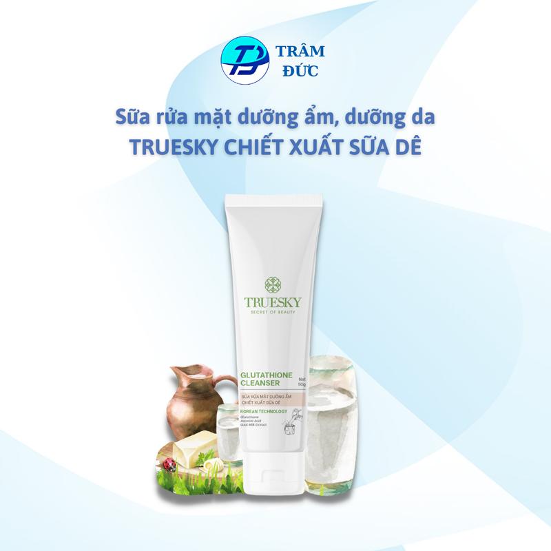 Truesky SỮA DÊ 50g Nữ Skincare Làm Đẹp Da