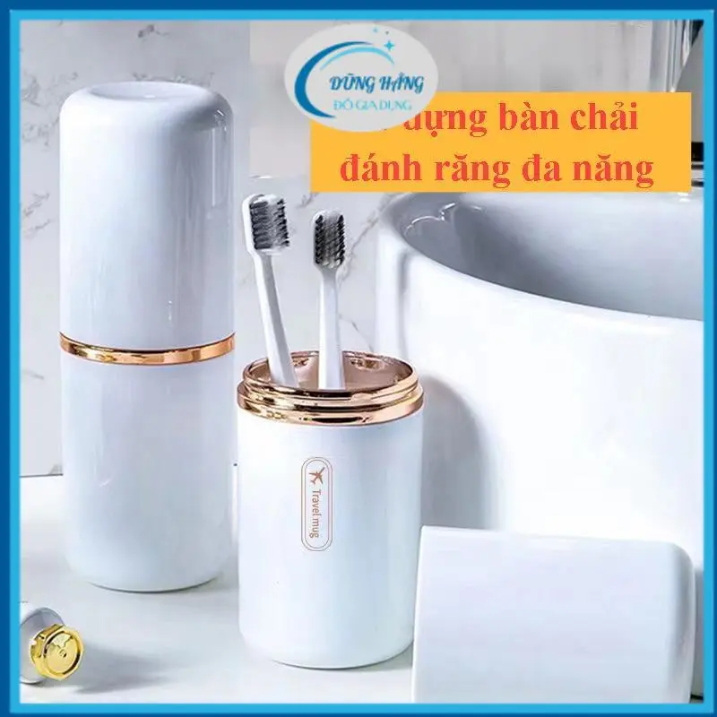 lọ đựng kem đánh răng cá nhân đi du lịch sang trọng, Cốc đựng kem đánh răng tiện lợi Nhà Tắm lọ  đựng Bàn Chải