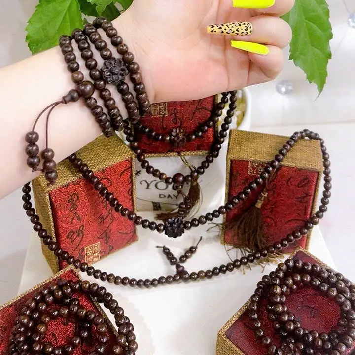[LOẠI BÓNG ĐẸP] CHUỖI VÒNG ĐEO TAY 108 HẠT, ĐEO THỜI TRANG_CÓ HỘP ĐỰNG ĐẸP 3
