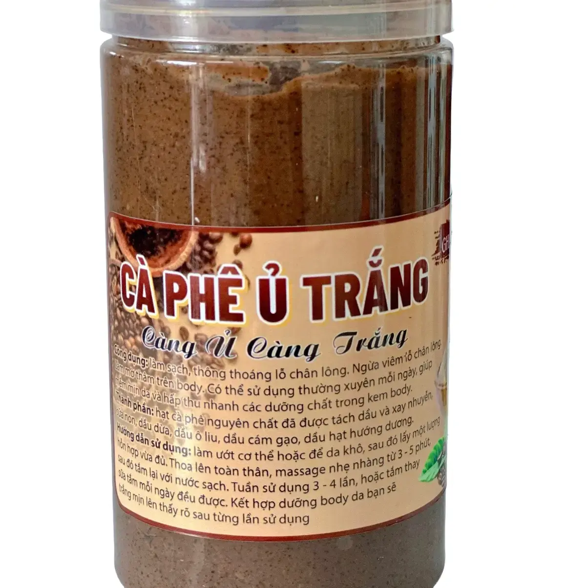 ( chất mới cải tiến )  Cà Phê tẩy tế bào chết [size 1000gr] hạt nhiều Làm Đẹp Da Nữ Women