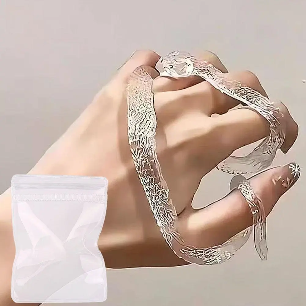Snake Squeeze Toy Sensory Pinch Fidget For Children Sensory Fidget Snake For Stress Relief Transparent Relaxing Toys
