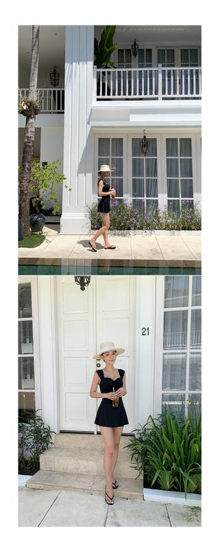 Product Introduction of Korean Style One Piece Swimwear Women Swimdress Push Up Swimsuit High Quality Bathing Suit sexy Monokini Beachwear 9