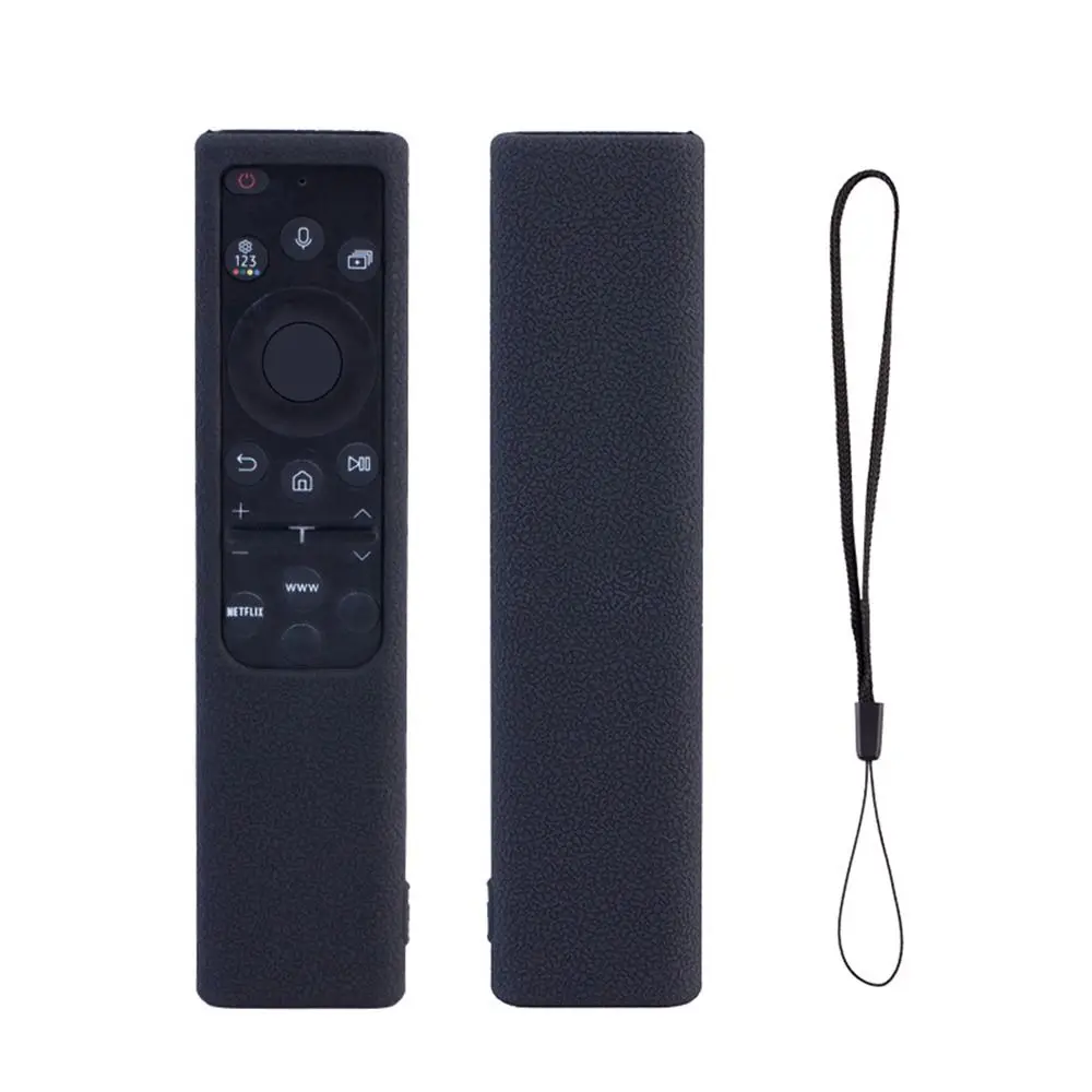 Fashion Silicone Remote Control Case Shockproof Luminous TV Stick Cover Anti-drop Soft Remote Protector for Samsung Solar Remote Control BN59-01385 and 01358D Home Accessories