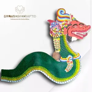 Wayang Alusan Kulit Sapi ASLI Hewan Naga/Ular Naga Ukuran Standar Dalang