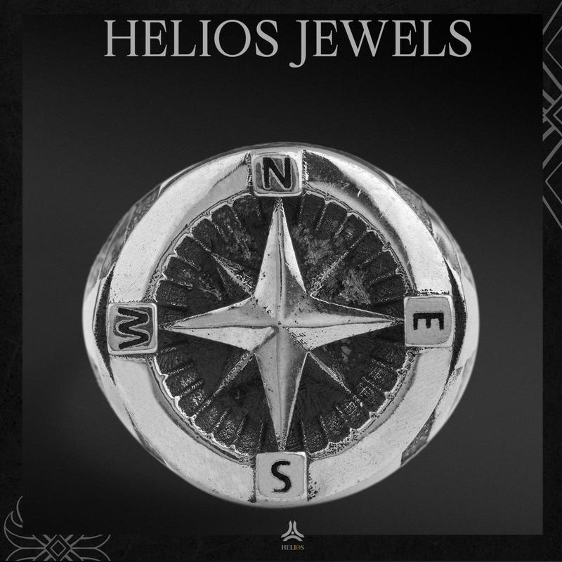 Nhẫn Bạc S925 Signet Ring Dial Helios Silver Original