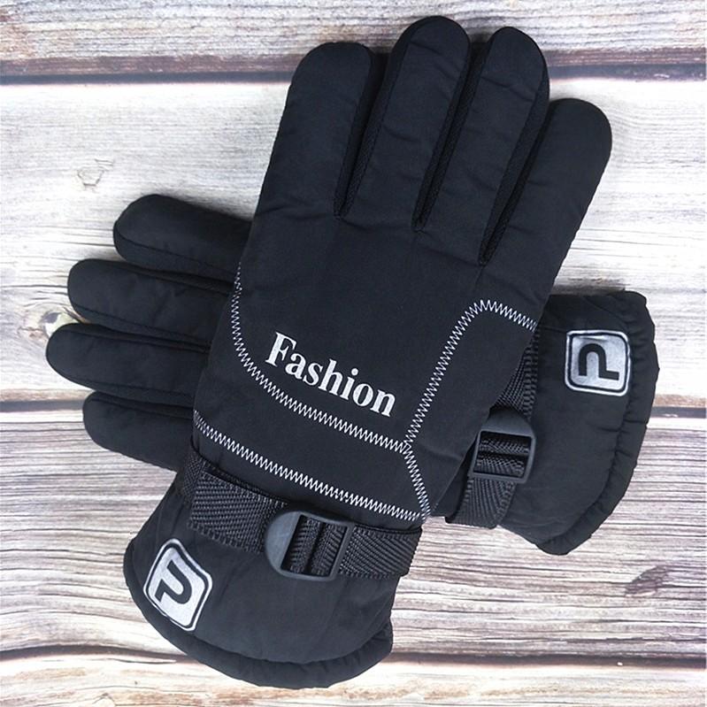 Găng Tay Da Nam COTTON GIỮ ẤM MÙA ĐÔNG Lót Bông Giữ Ấm Cực Tốt (Tiếp lửa cho bàn tay)