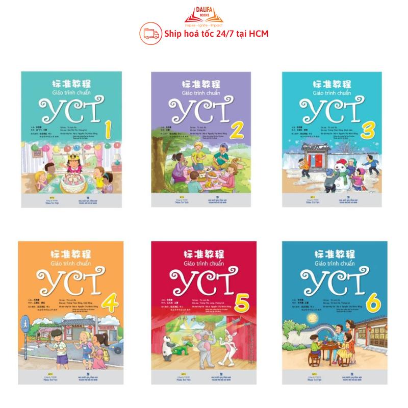 Sách - Giáo trình chuẩn YCT Tập 1-2-3-4-5-6 (Giáo khoa và bài tập) (Kèm mp3 nghe sách)(lẻ tuỳ chọn) - NTV