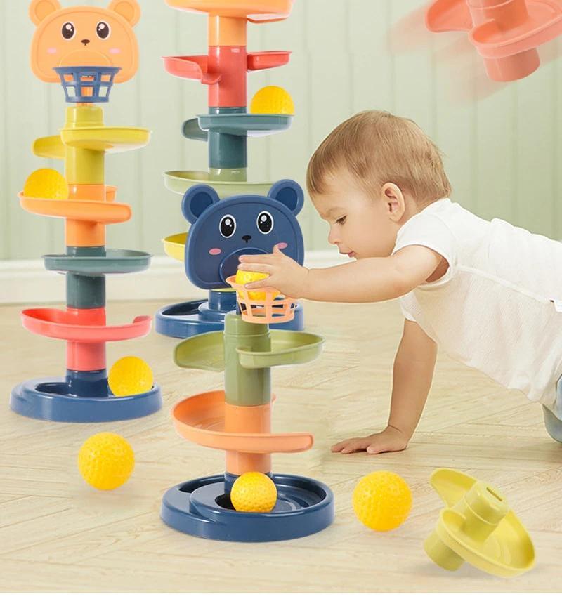 Product Introduction of Baby Rotating Ball Tower: Montessori Toy, Early Ed & Interactive Gift 4