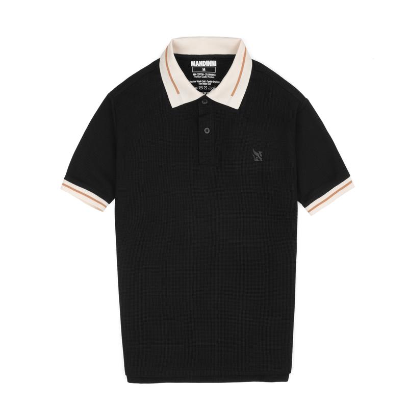 Áo Thun Nam Cao Cấp Polo FELIX Cổ Bẻ MANDINNI Menswear Ngắn Tay