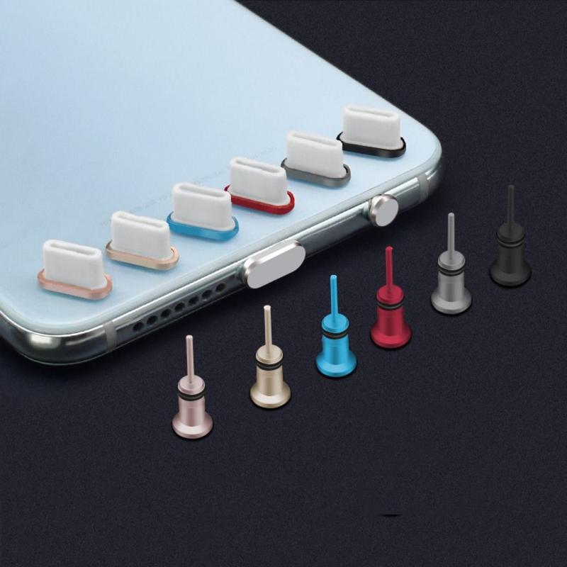 1 Bộ Hợp Kim nhôm Cổng dữ liệu 3.5mm Tai Nghe Jack Chống bụi Phụ Kiện điện…