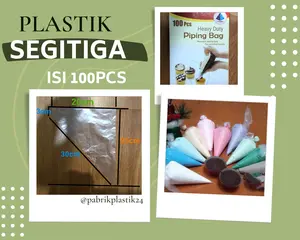PLASTIK SEGITIGA/PIPING BAG  Hiasan Kue Kitchenware piping  bag