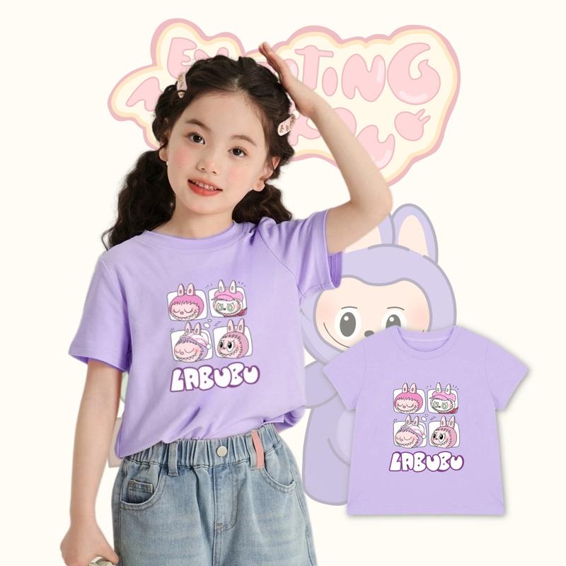 Product Introduction of PRINCESS KESLI เสื้อยืดสีฟ้า เสื้อยืดเด็กผู้หญิงแขนสั้นผ้าร่องสีพื้น นุ่ม ลื่น ใส่สบาย วันแม่ 1-12  ปี 56
