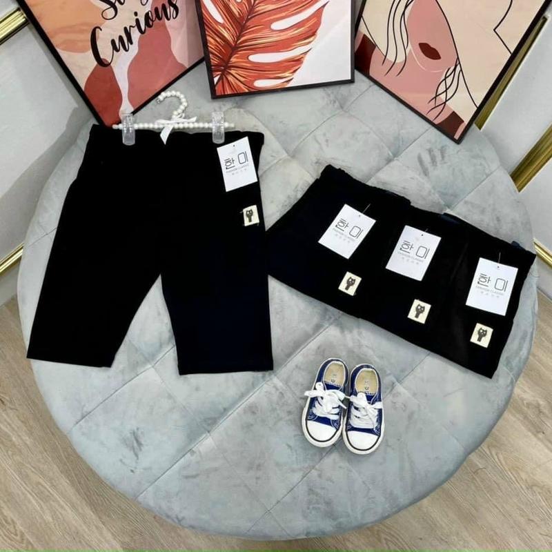 Quần lửng legging ngố ( Lửng Bầu ) có chun chỉnh chất cotton co dãn 4 chiều 7