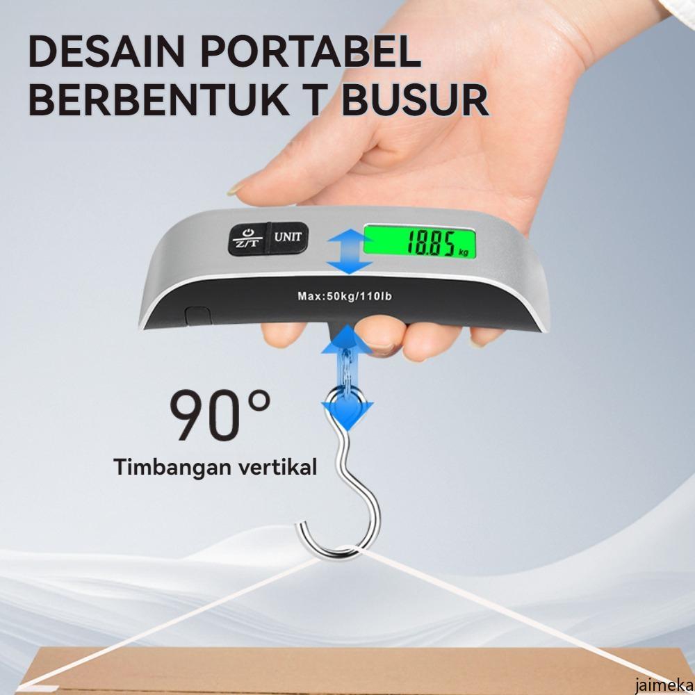 Pemegang Kait Elektronik 50KG Kecil & Gampang Dipindah | Sesuai untuk Peralatan Rumah Tangga & Bagasi Pergi-Pulang