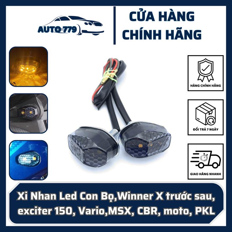 Đèn Xi Nhan Con Bọ Cho Các Dòng Xe Winner X, Exciter 150cc, Vario Và Các Loại Xe Máy