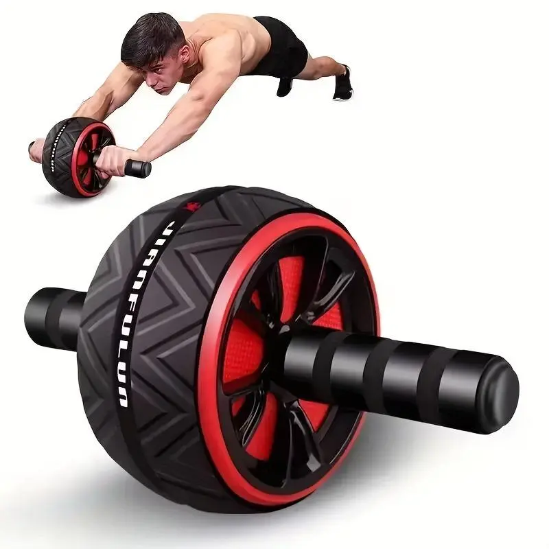 Ab Training Wheel, 1 Count Professional Abdominal Wheel, Abdominal Muscle Training Equipment, Home Gym Equipment for Men & Women