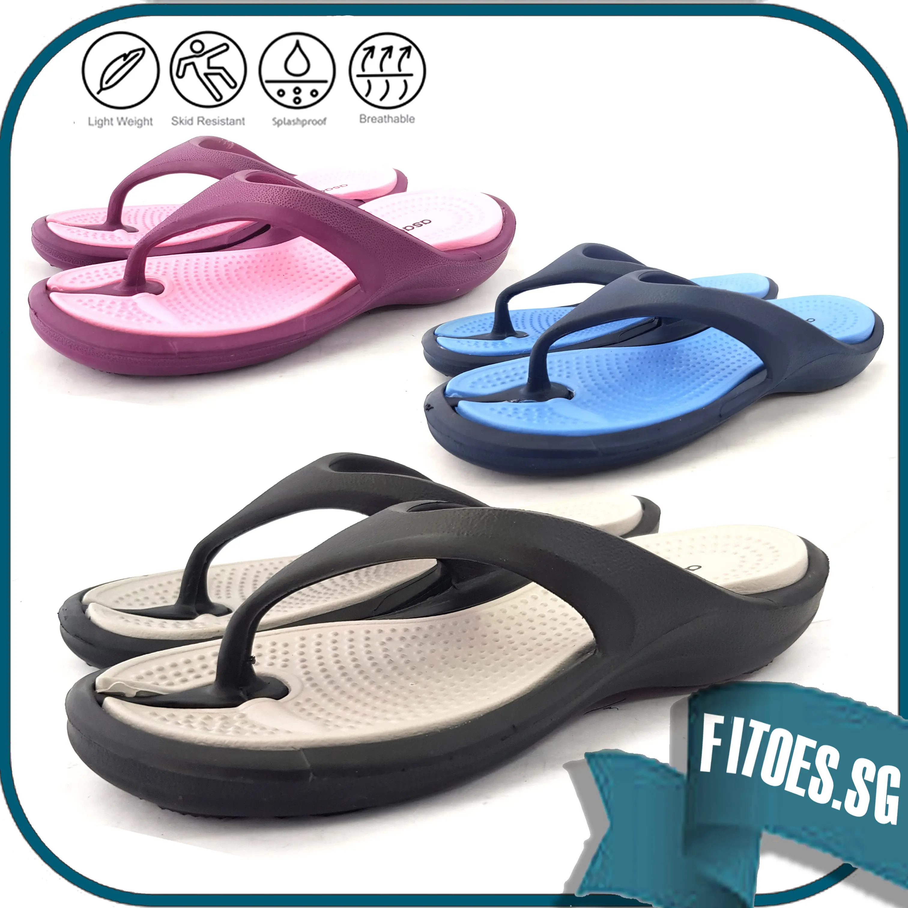 Asadi Rubber Slippers Sandals 1268