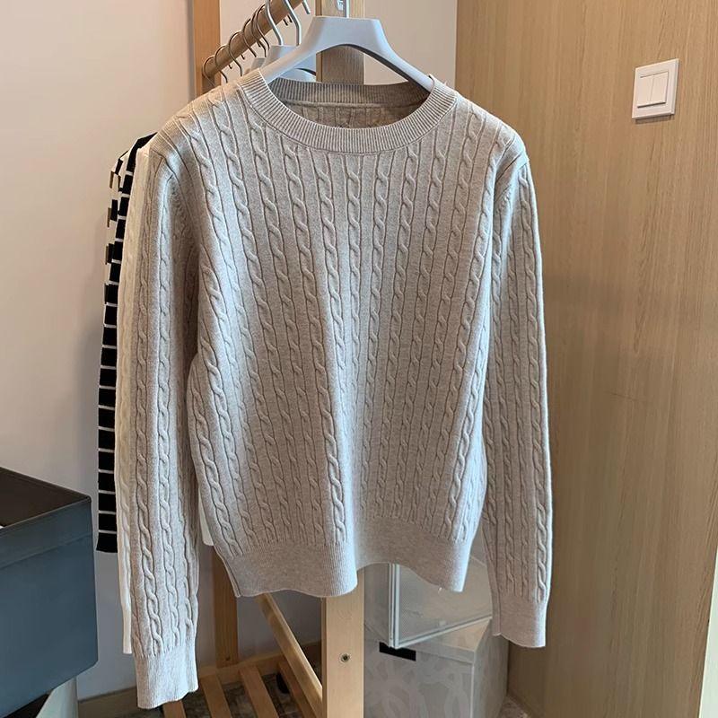 Product Introduction of Sweater Women's All-Match Loose Outer Wear Sweater Top 7