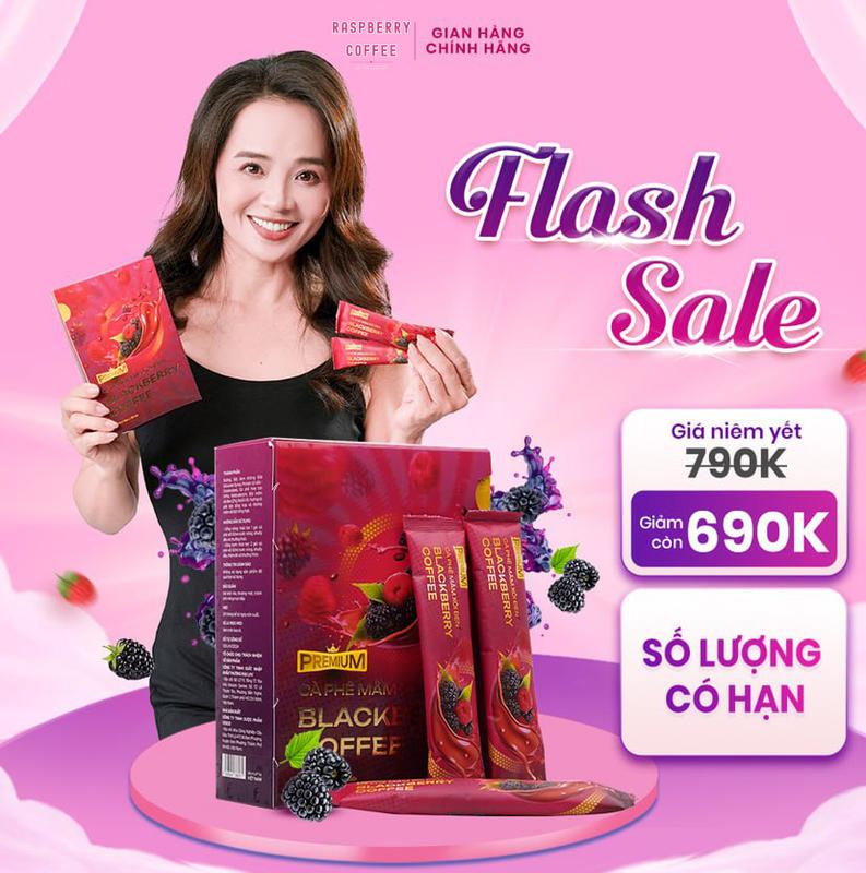 [ Mẫu mới ] Cà phê Mâm Xôi đen Hộp 15 gói - Blackberry Coffee Chính Hãng Tốt Hơn Mẫu Cũ 20% Cafe
