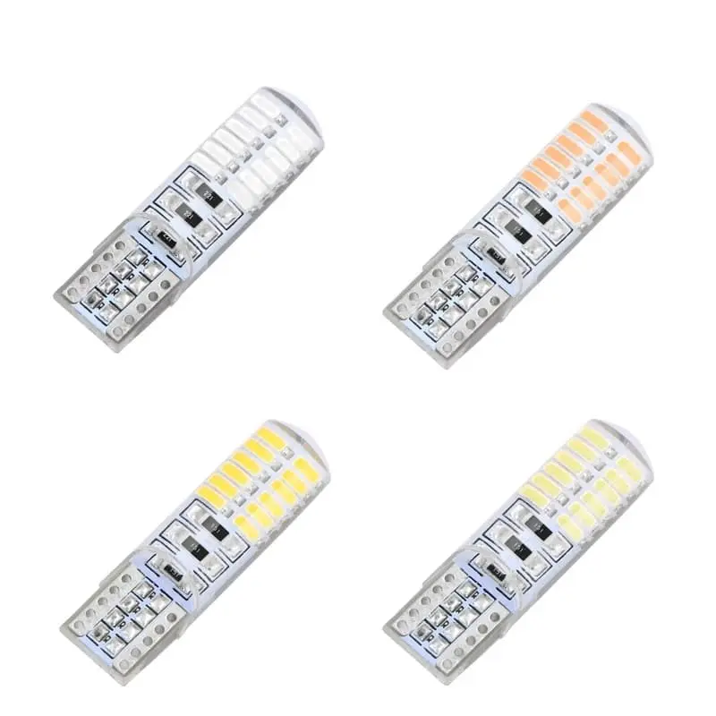 BOBLTECH Lampu Senja Led T10 W5W Silica Motor Mobil Murah Terang 12V DC (2 Buah) Car 6