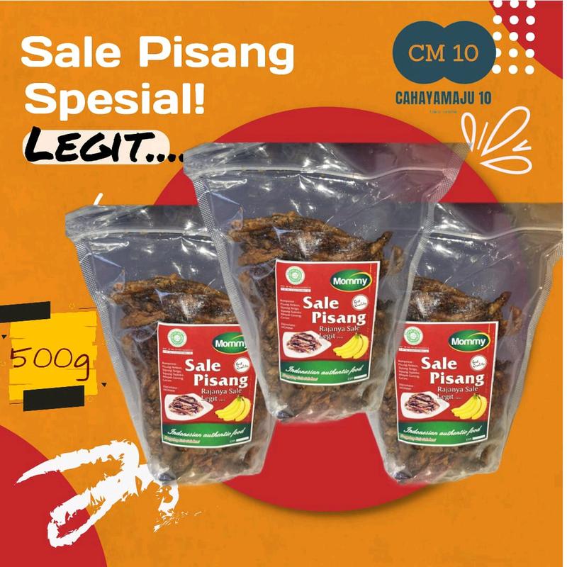 Sale Pisang mommy  Pisang sale Mommy 500gr Rendah gula Rendah lemak Makanan Food Snack, rasanya renyah dan legit Snacks Snack Cemilan Manis. 7