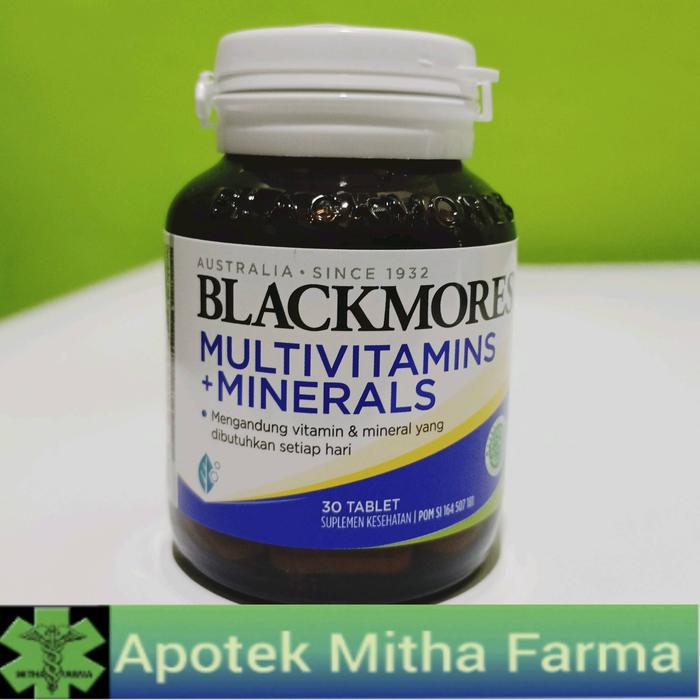 Gambar BLACKMORES MULTIVITAMIN + MINERALS 30 Tablet dari APOTEK MITHA FARMA Kab. Badung Tokopedia