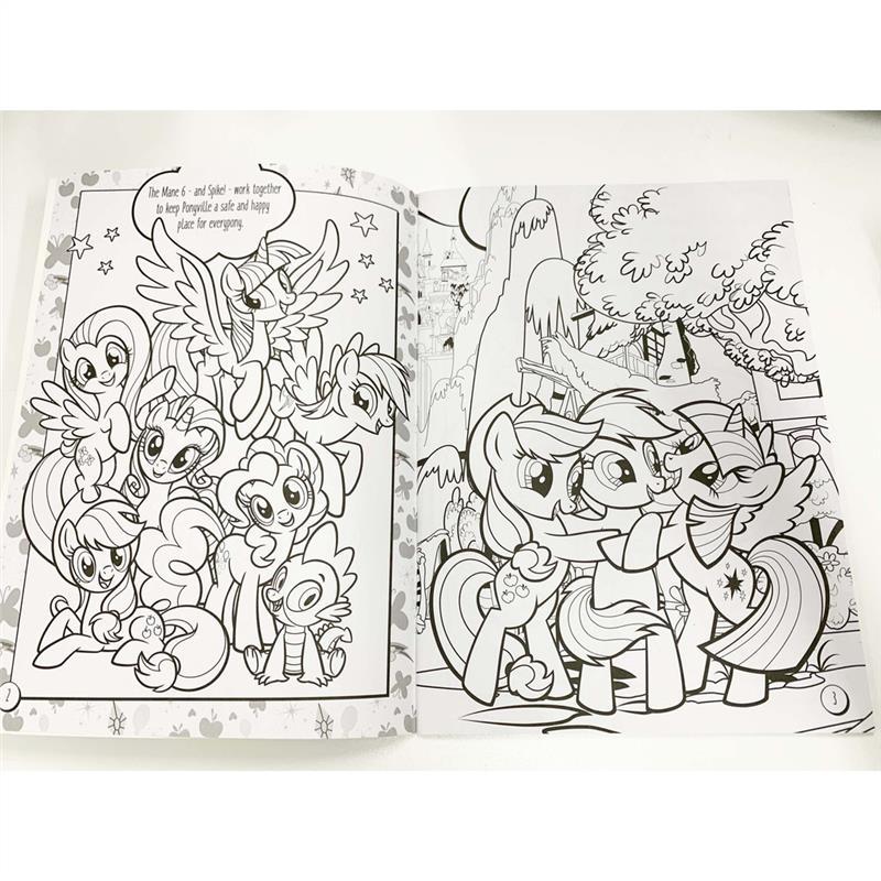 Product Introduction of High Quality My Little Po Besties Colouring Activity Book For Kids With 32 Pages 5