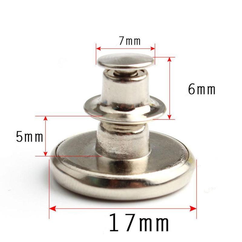 Product Introduction of Adjustable Removable Jeans Button Nail Free Metal Button Button Accessories Clothing Clothing P7M8 0